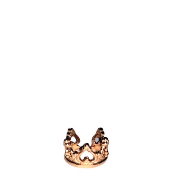 “The Cinderella” Crown Ear Cuff Earring Gold Tone - Picture 5 of 7